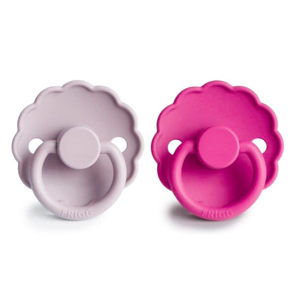 Soft Lilac+Fuchsia f+f daisy silicone