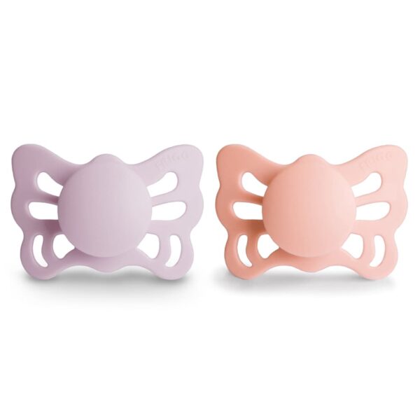 Soft Lilac+Pretty in Peach Butterfly f+f silicone 0