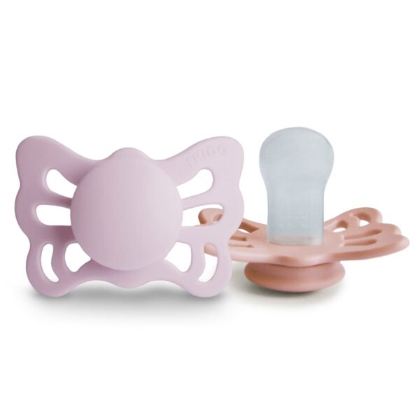 Soft Lilac+Pretty in Peach Butterfly silicone 0