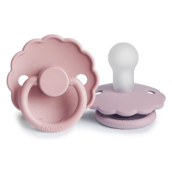 Twopack Baby Pink+SoftLilac Daisy Silicone 0