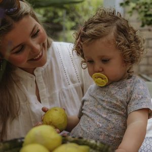 FRIGG Rope Sunflower pacifier