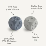Dice Press Toy (Cambridge Blue/Shifting Sand) - Image 5
